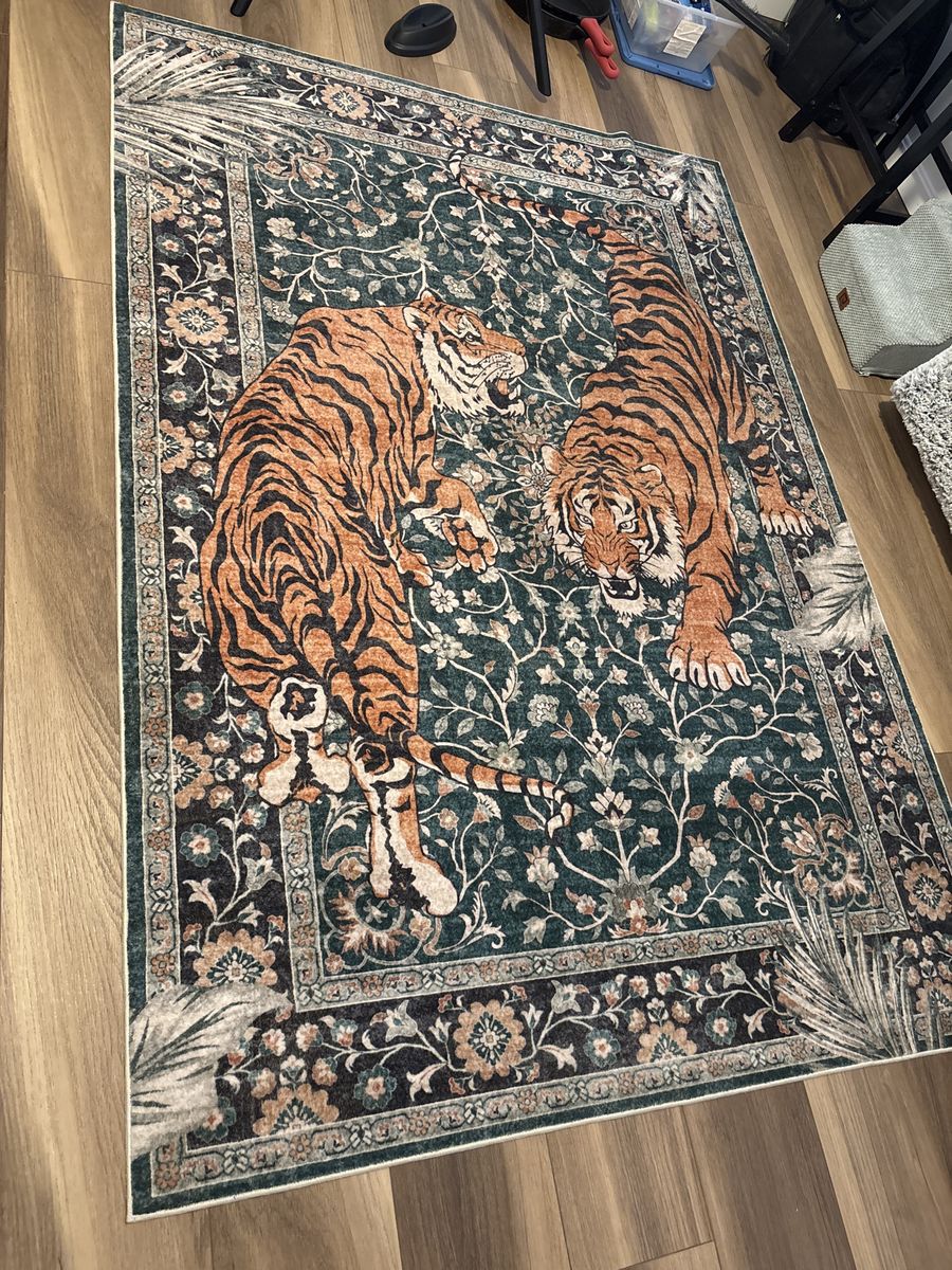 5x7 washable area rug