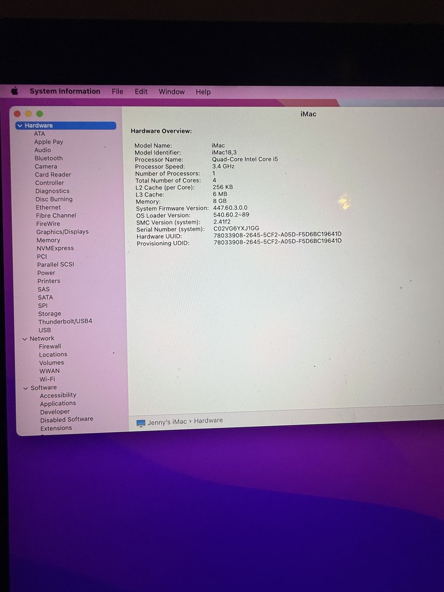 Apple iMac 27-inch Retina 5k - 3.4 GHz Quad-Core Intel Core i5 / 8GB RAM with Magic Keyboard & Mouse