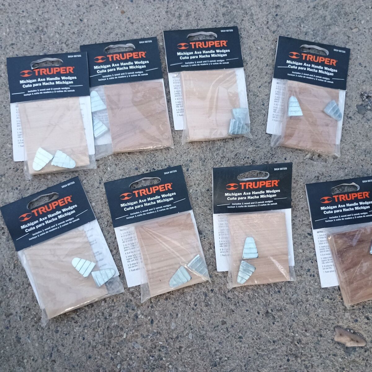 truper axe handle wedges