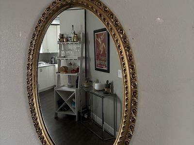 vintage ornate mirror