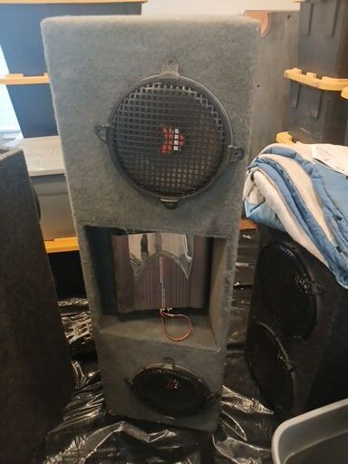 Rockford Punch Power RFR -1410 subs with Power Acoustik Amp