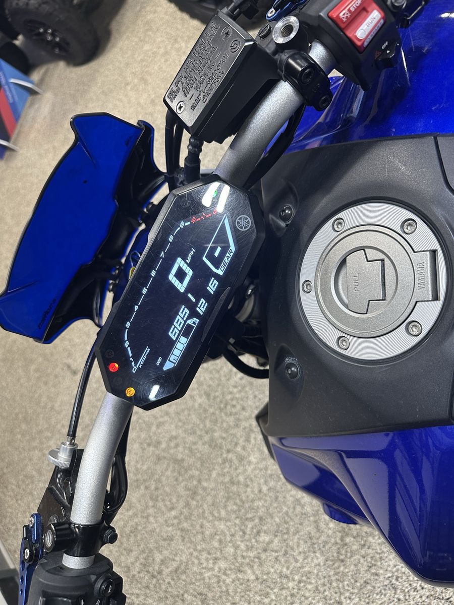 2021Yamaha MT-07 Motorcycle - Blue, Used (6852 Miles)