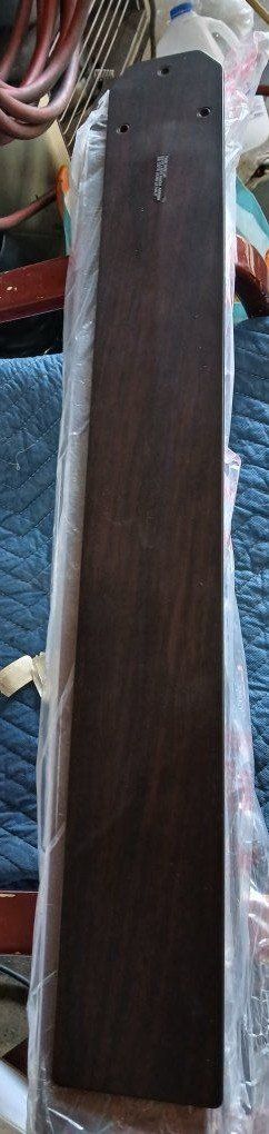 Fanimation Brown Ceiling Fan Blades - 5-Pack, 28-inch, Wood-Look Finish