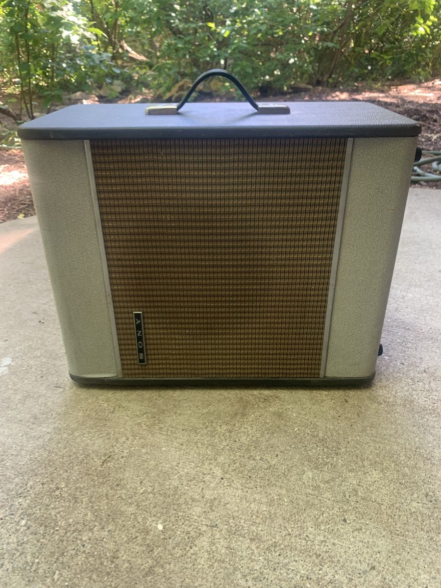 Upcycled Practice Guitar Amp In 1960s Sony Cabinet Fender