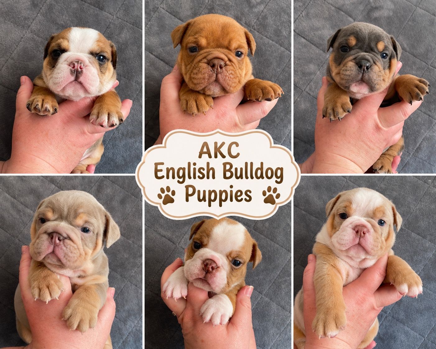 AKC English Bulldog Puppies 