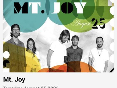 Mt. Joy Ticket - Tuesday, 8/25 @ Ogden Twilight