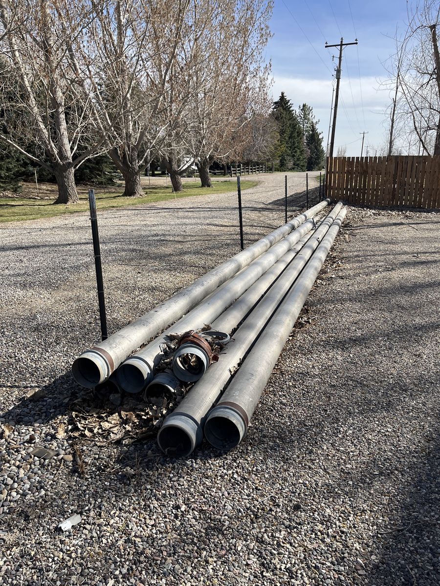 8 inch Irrigation Pipe with Couplings