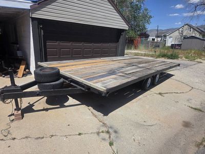 homemade trailer for sell 16'x8'