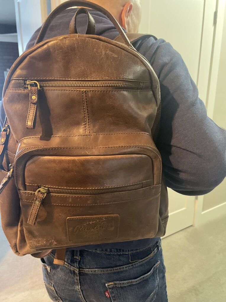 Rawlings Leather Backpack