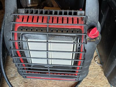 Mr. Heater F271802 MH9BX Buddy Portable Propane Radiant Heater, Red/Black