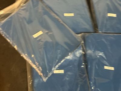 500pc blue poly mallet bags 9x12in brand new