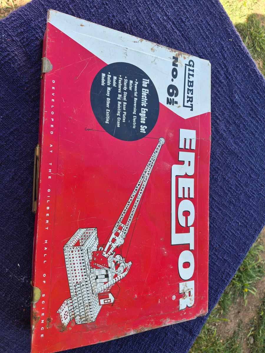 Vintage 1954 A.C. Gilbert Erector Set No. 6 1/2