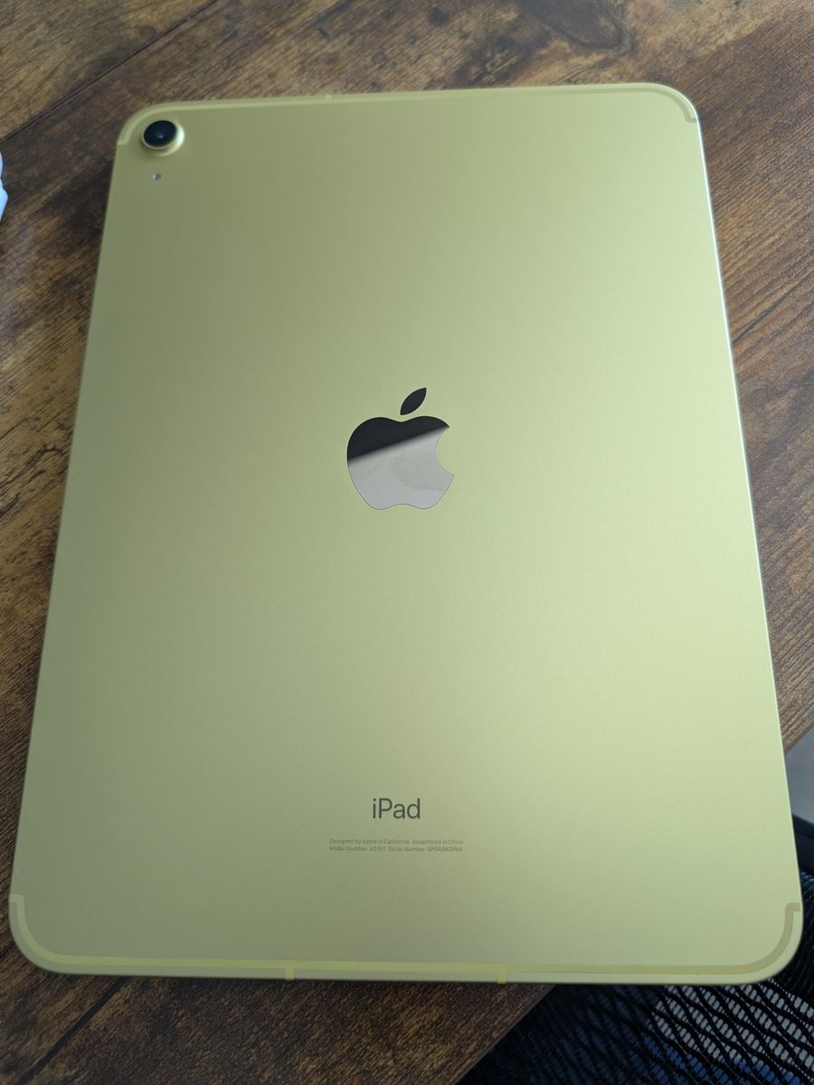 iPad 10th gen wifi+cellular & keyboard case