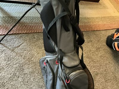 TaylorMade Stand 8.0 Golf Bag Gray/Red - Lightweight with Multiple Pockets
