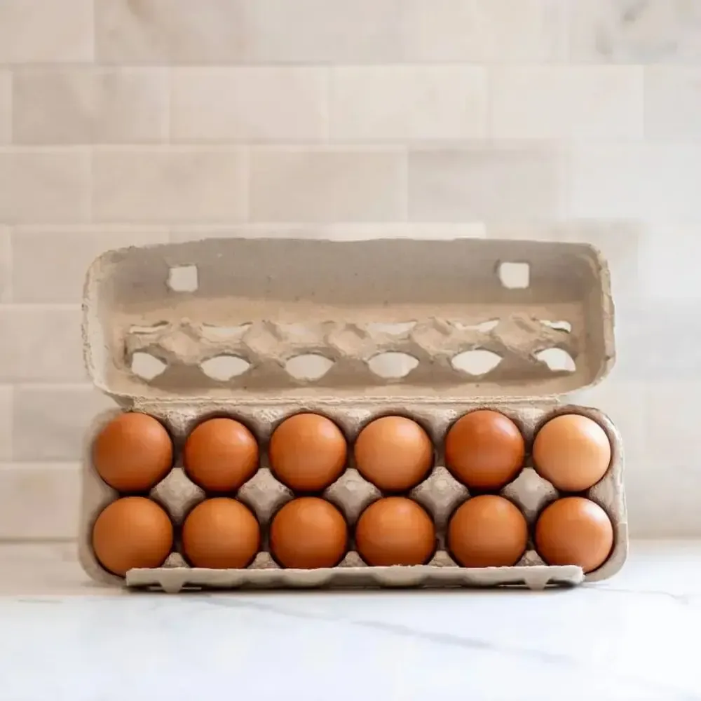 Healthy free-range backyard flock fed high-quality locally milled feed. $3.50/dz.