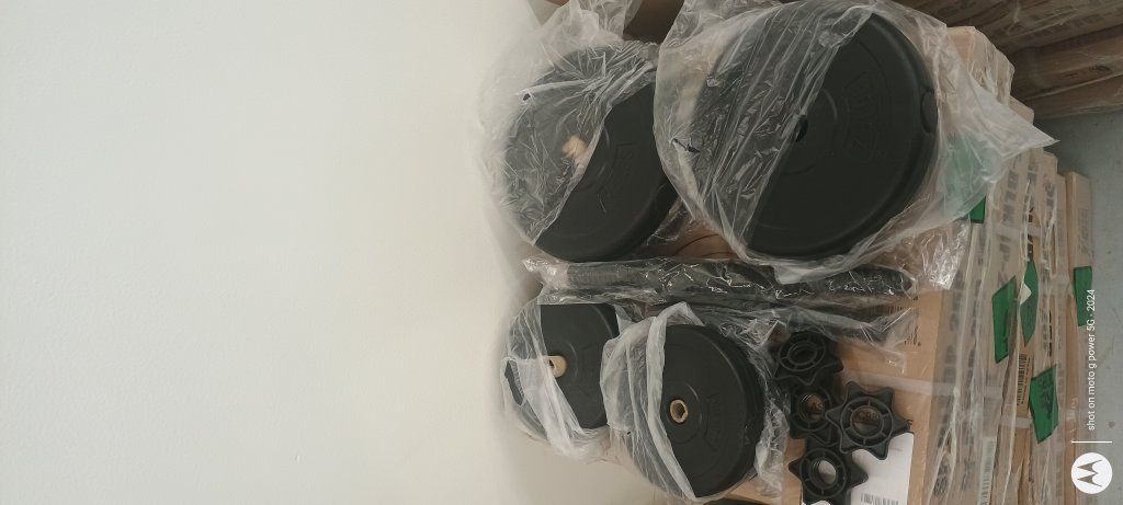 new 40lb vinyl dumbbell weight set