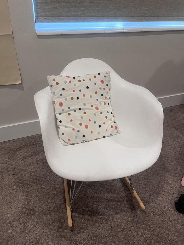 White Rocking Chair