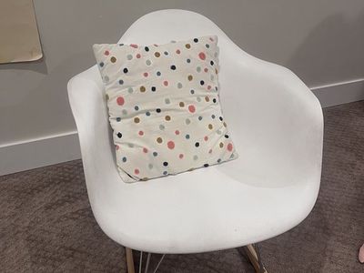 White Rocking Chair