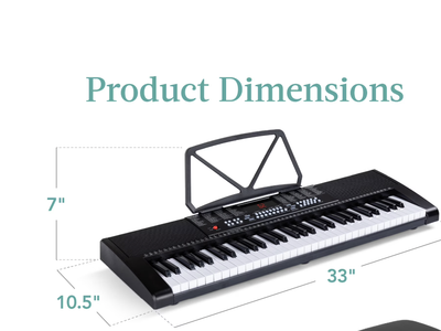 Brand new 61-Key Beginners Electronic Keyboard Piano