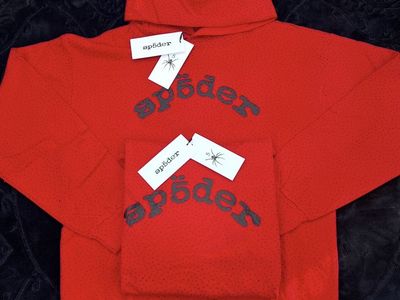 Red VVS Sp5der Hoodie