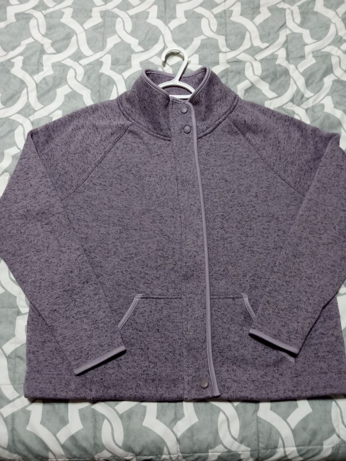 Champions full zip sweater jacket sweatshirt size XL pur