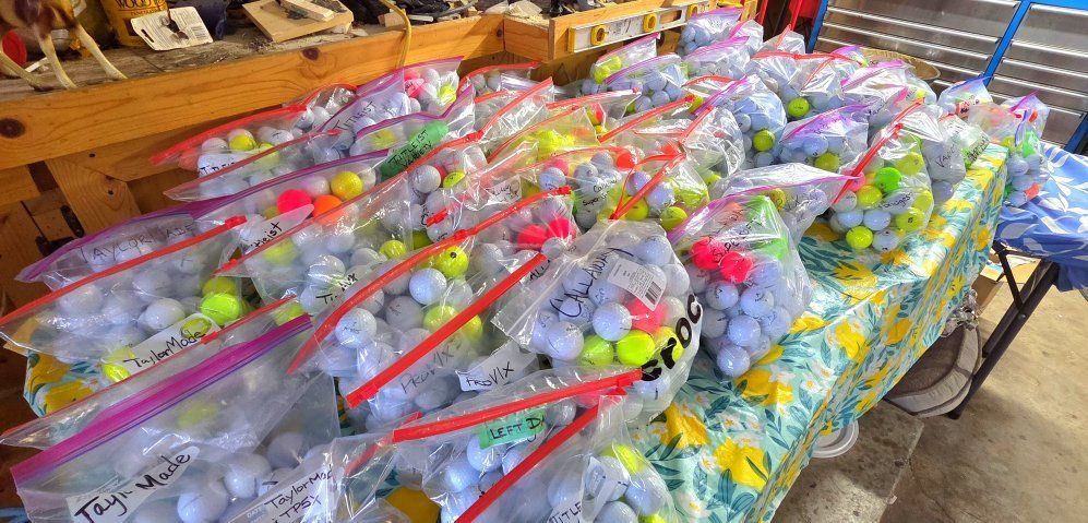 Golf balls, like new