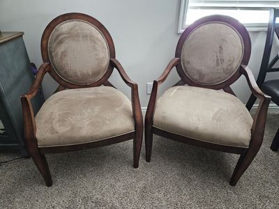 2 Arm chairs $25 each OBO