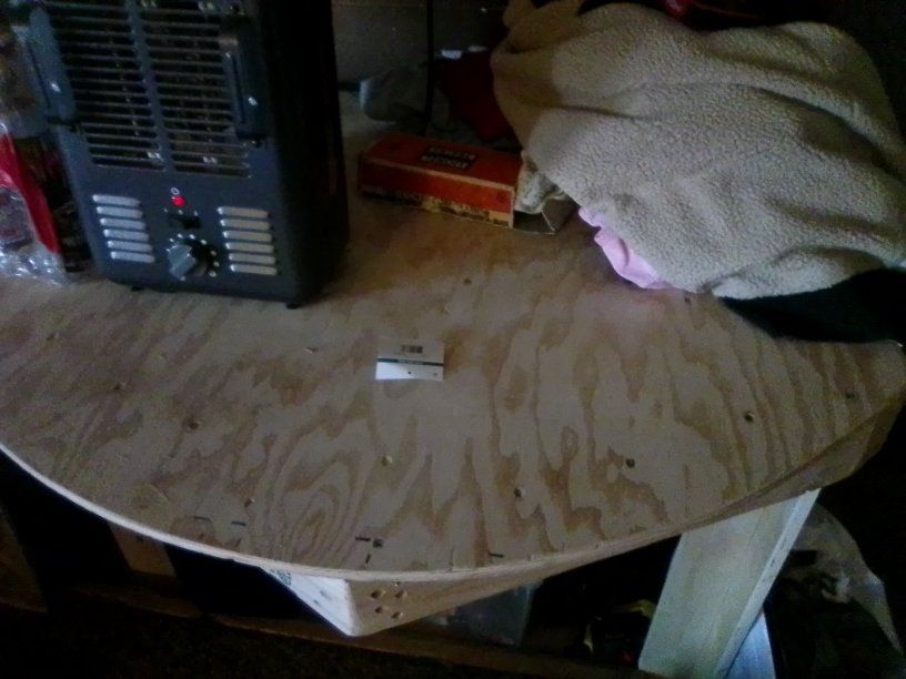 Ho scale or n scale trains table