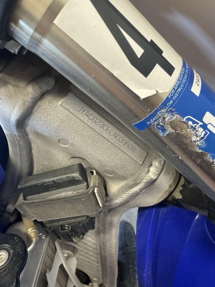 2020 YZ250 2 stroke dirt bike