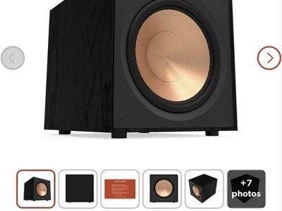 Klipsch R125W subwoofer pair