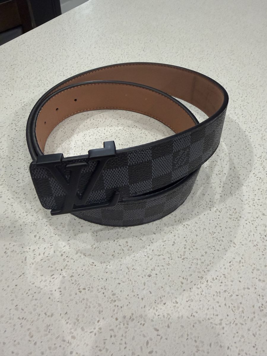 Black LV belt