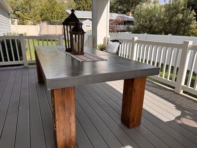 Pottery Barn Concrete Table