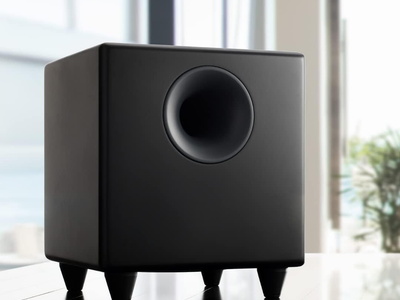 Audioengine S8 250W Powered Subwoofer, Built-in Amplifier - Wired - Black