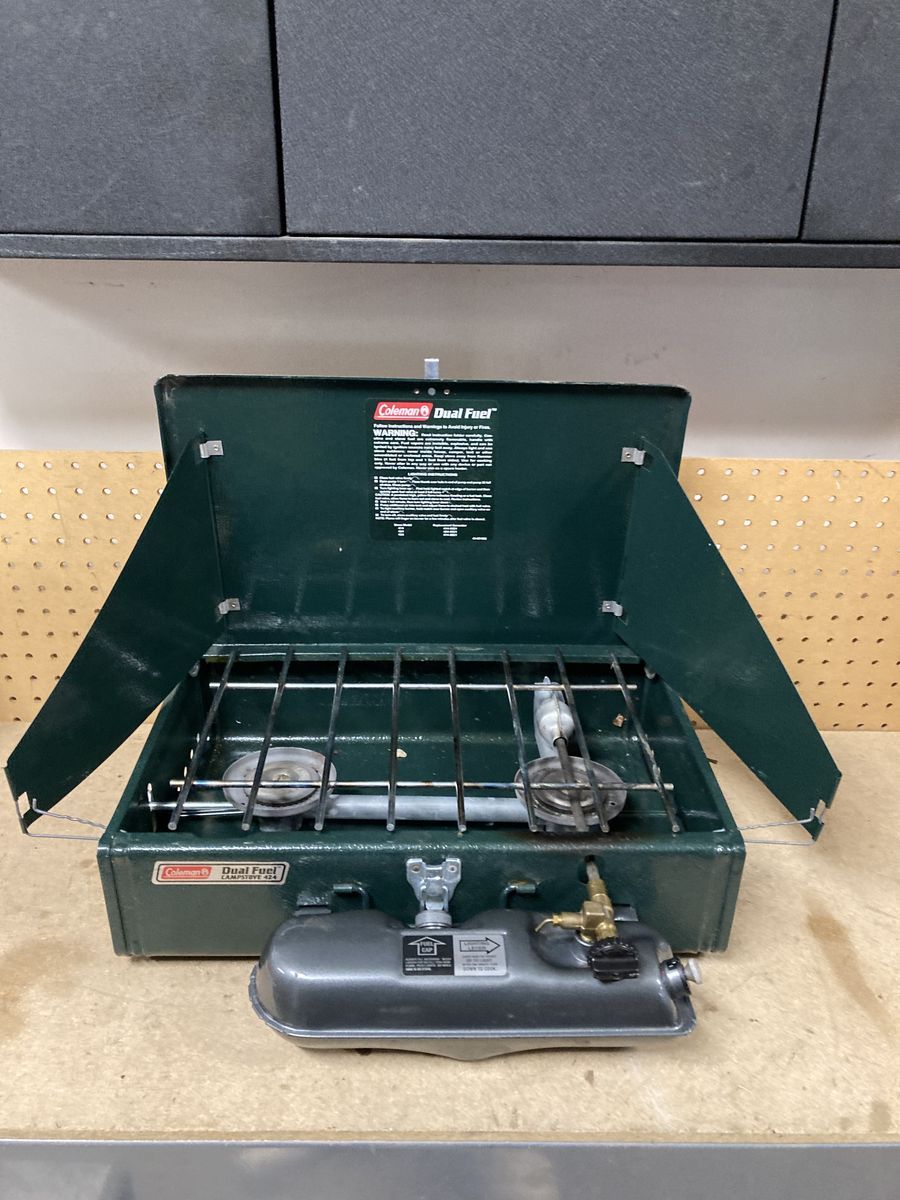 Coleman dual fuel stove