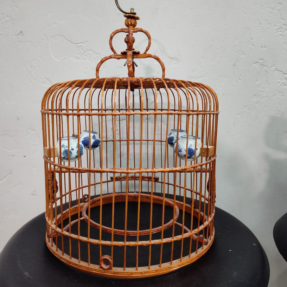 Vintage Chinese decorative Bamboo Bird Cage