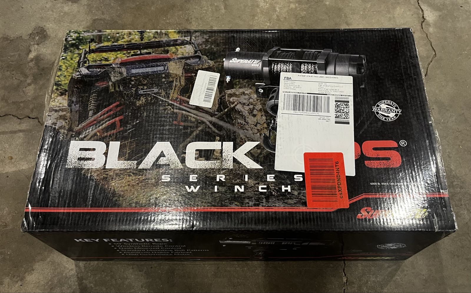 ATV/ UTV winch