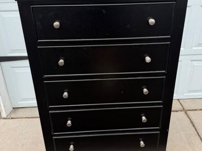 Cute black dresser