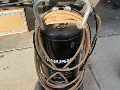 Husky 175 PSI Air Compressor - Industrial Grade with Longer Run Time & Quiet Operation
