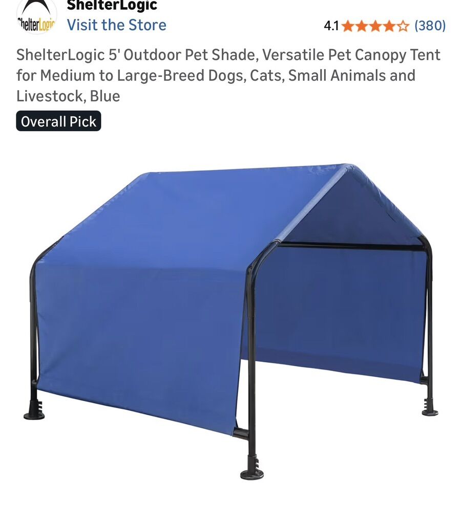 Shelter Logic Pet Shelter 5'x4'x4'