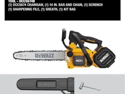NEW DeWalt 14in Top Handle FlexVolt Chainsaw