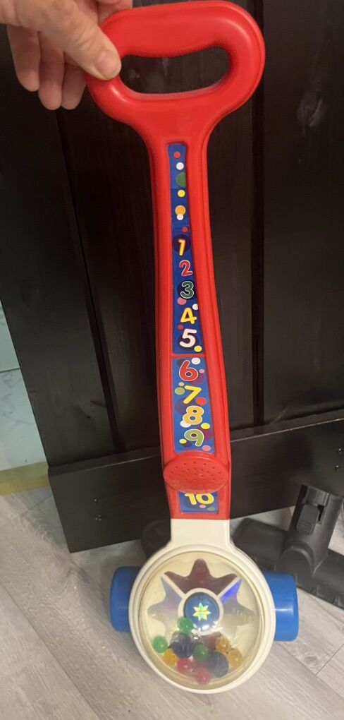 Counting Corn Pooper Push Toy