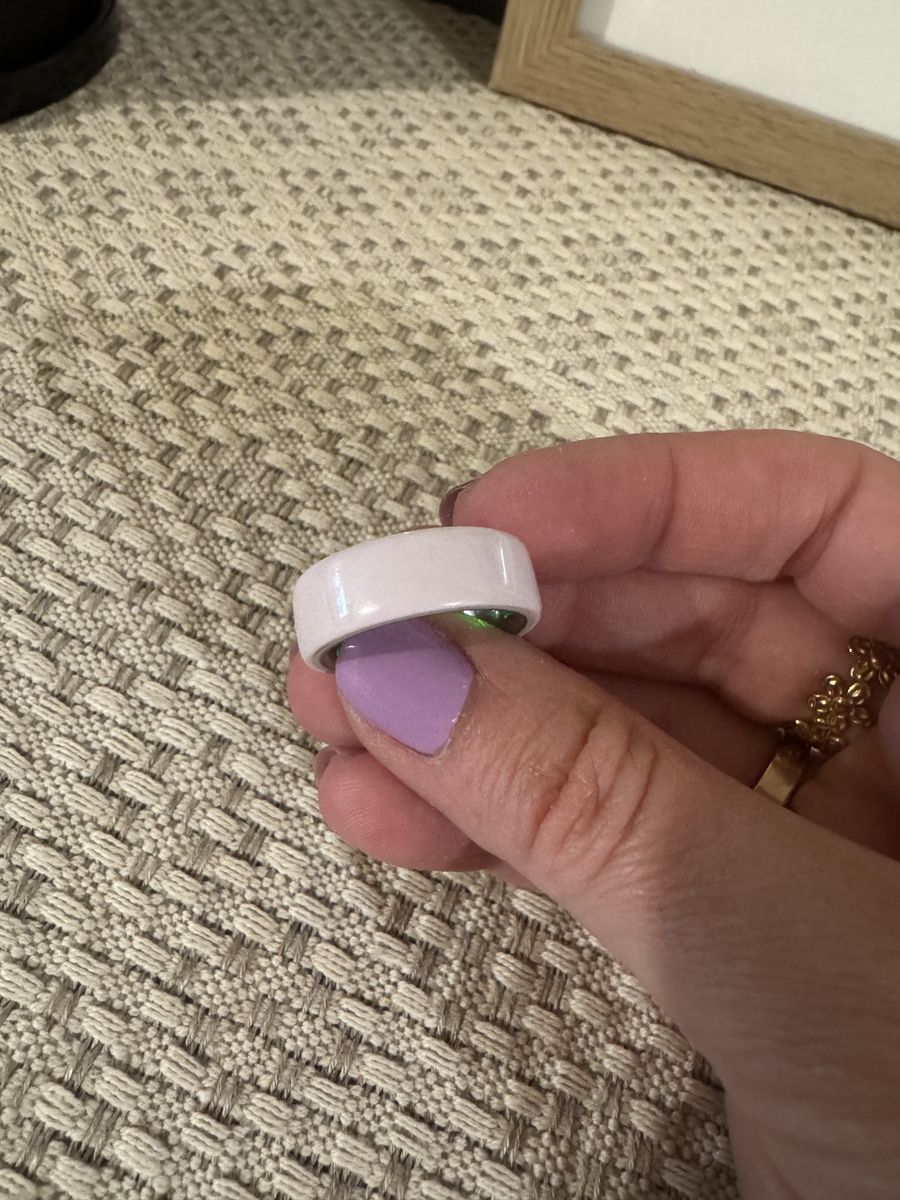 Ceramic Oura ring 4 Petal Size 8
