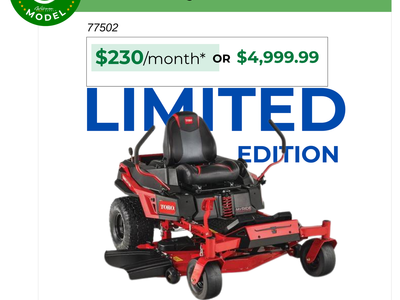 Toro Limited Edition 50" Zero Turn Mower
