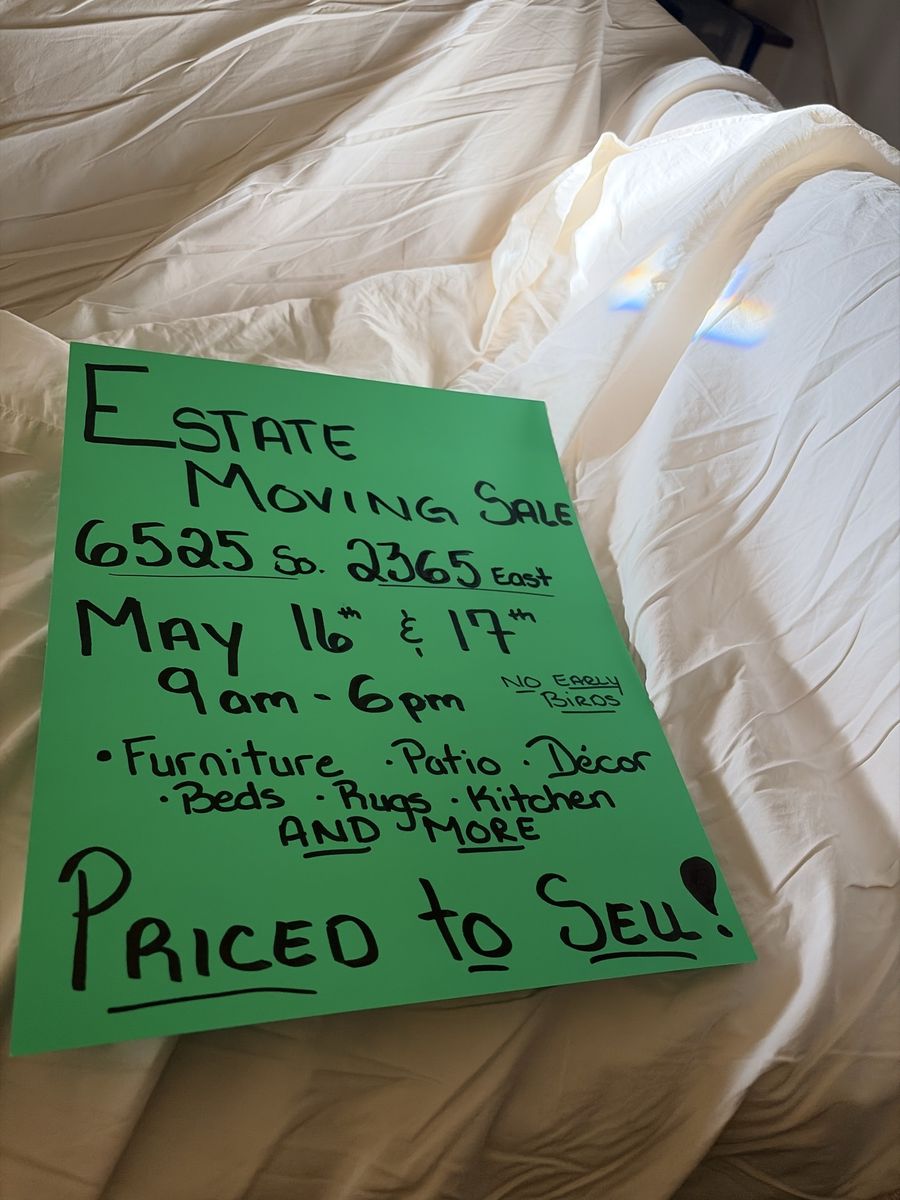 Moving Sale / Estate Sale/ Yard Sale