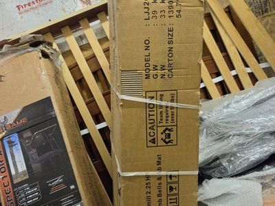 Folding Electric Treadmill 2.25 HP with Sit Ups Rack, Dumb Bells & Mat