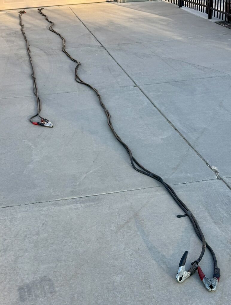 Jumper Cables Industrial Grade Extra Long