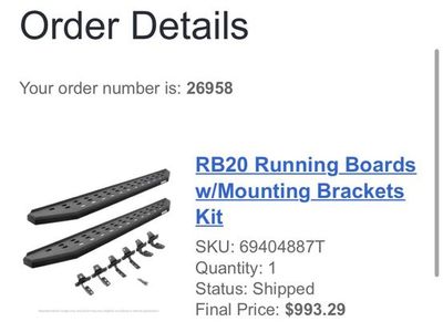 Go Rhino RB20 Running Boards w/ Mounting Brackets Kit - Fits 2019-2023 Crew Cab Trucks