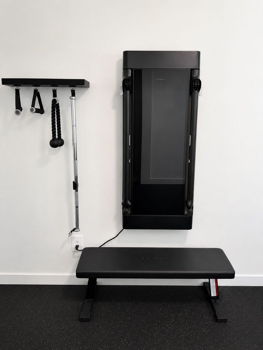 Tonal Home Gym + Bench + Accessories