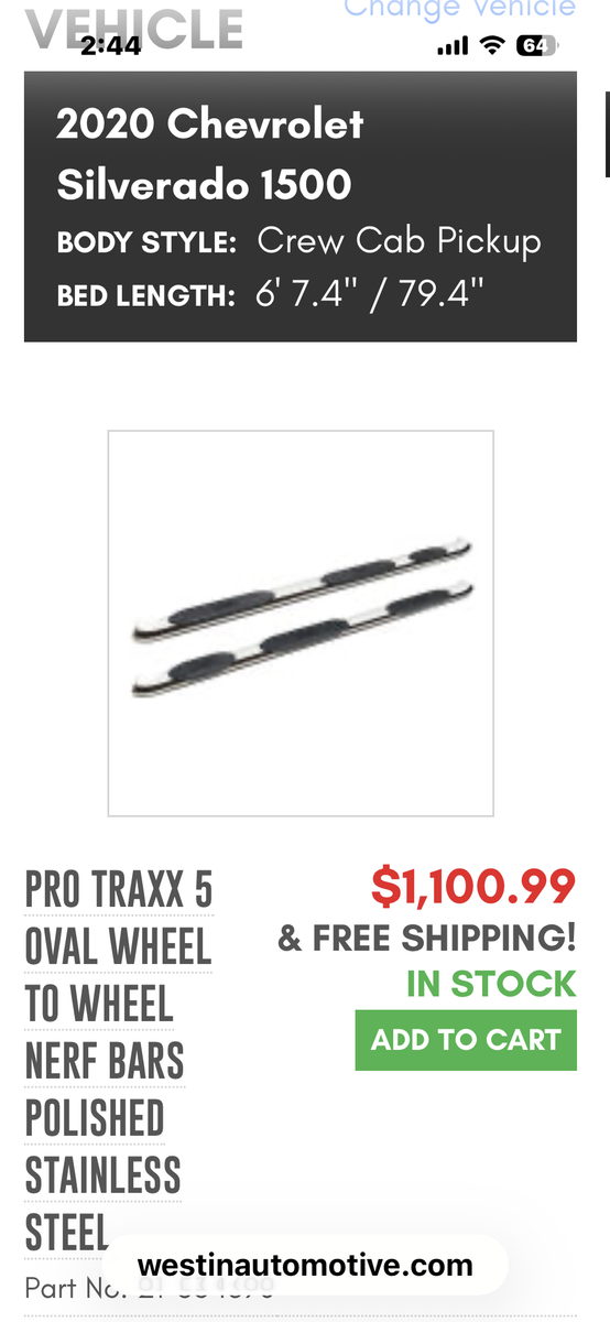 5" oval nerf bars