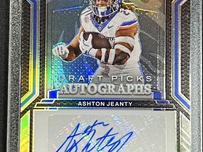 Ashton Jeanty 2023 Panini Prizm Draft Picks Autograph RC Boise State Broncos No. DPA-AJE